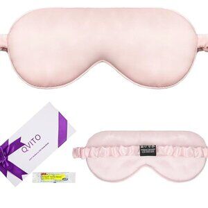 100% Mulberry Black Silk Sleep Mask Luxury Eye Covers Gift Box